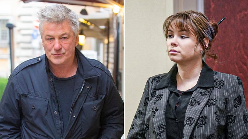 Alec Baldwin and Hannah Gutierrez Reed side by side