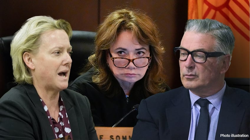 Alec Baldwin, Judge Mary Marlowe Sommer at Rust trial