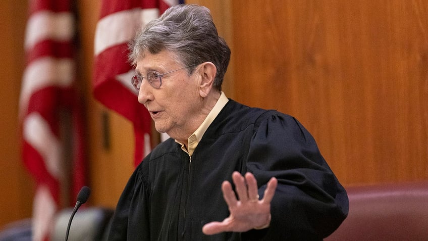 Judge Jean Toal talks to the court during the Alex Murdaugh jury-tampering hearing at the Richland County Judicial Center