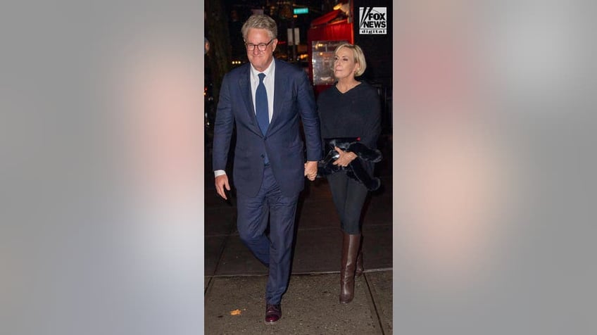 Guests leave the engagement party of Huma Abedin and Alex Soros