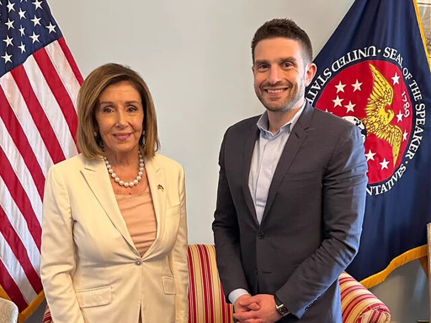 alex soros meets with nancy pelosi on capitol hill