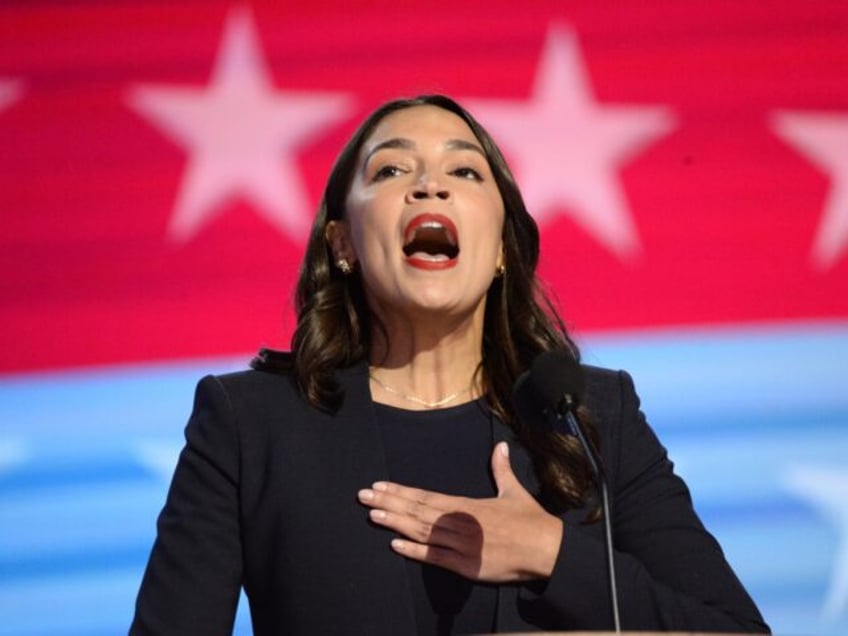 CHICAGO, ILLINOIS, UNITED STATES - AUGUST 19: Representative Alexandria Ocasio-Cortez, a D