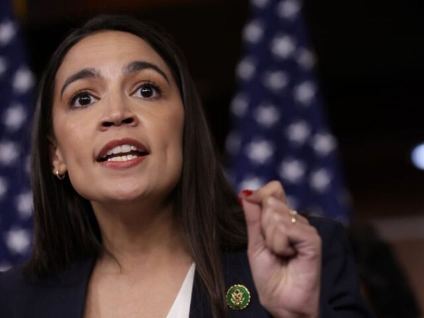 alexandria ocasio cortez falsely claims all underage women will have genital examinations if men barred from womens sports