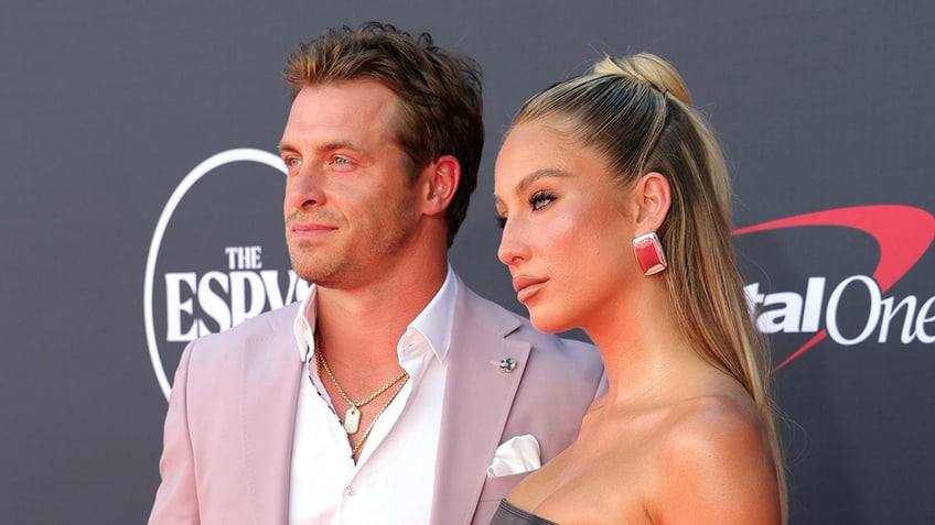 Braxton Berrios and Alix Earle on red carpet