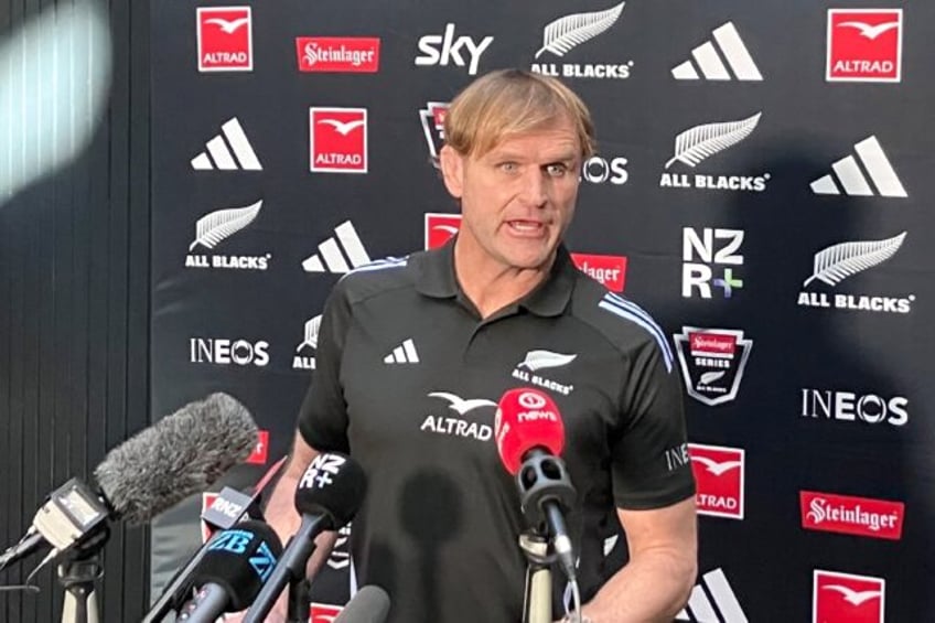 All Blacks head coach Scott Robertson says he will decide where to play Beauden Barrett on