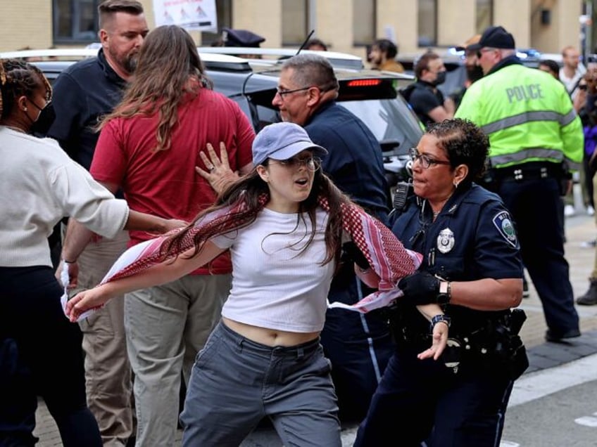 all eyes on harvard as police clear pro hamas encampments at mit penn