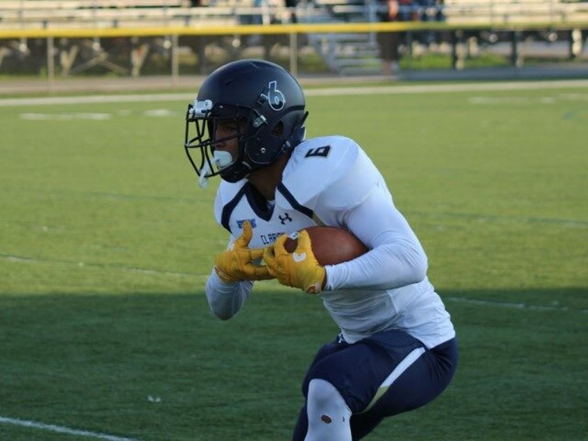 Teen football player