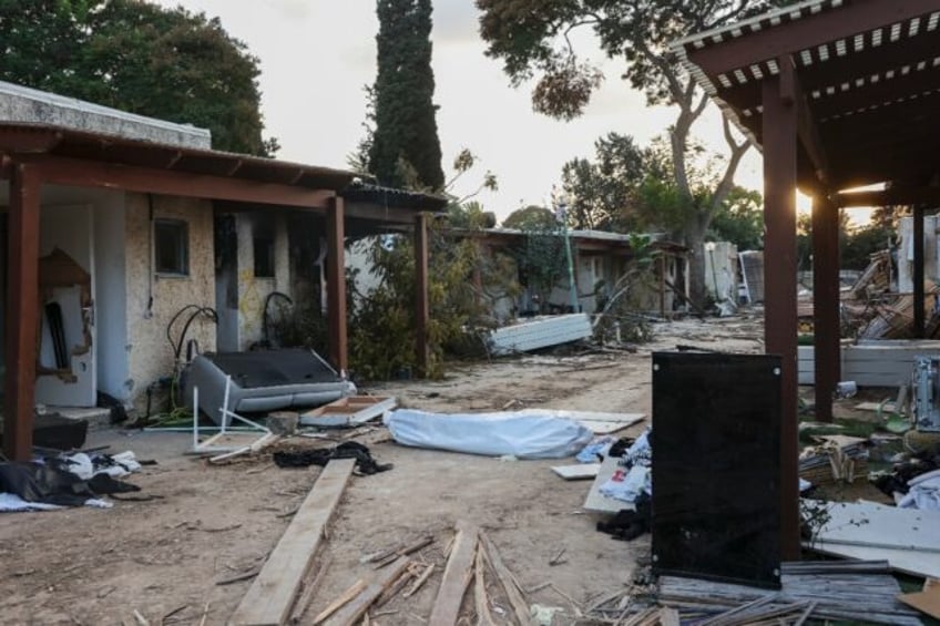 More than 60 people were killed during the Hamas attack on Kfar Aza kibbutz