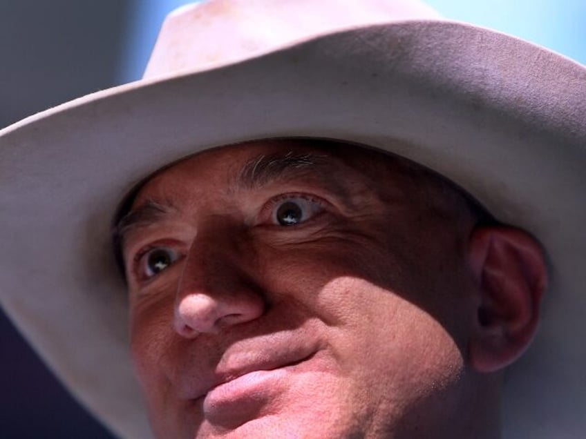 Jeff Bezos with a thousand yard stare