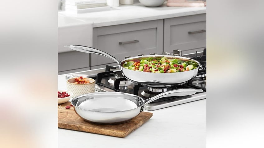 These frying pans are great for apartment living.