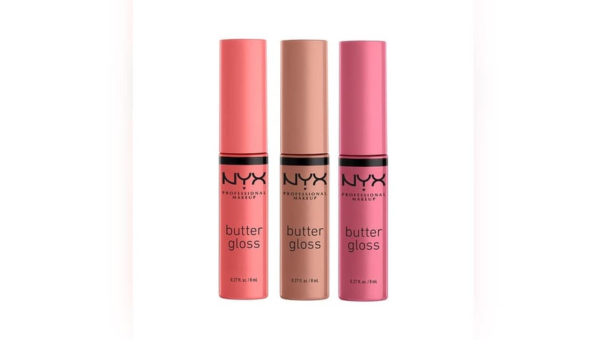 Grab this NYX Butter Gloss pack that includes three high-shine lip glosses.