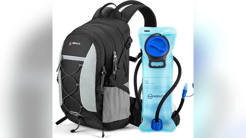 A hydration pack is a must for long distances.