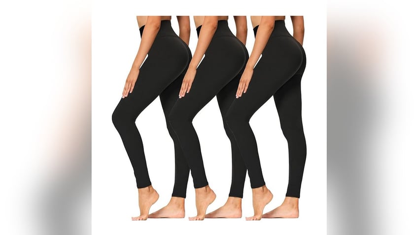 Wear comfortable leggings all fall and winter long. 