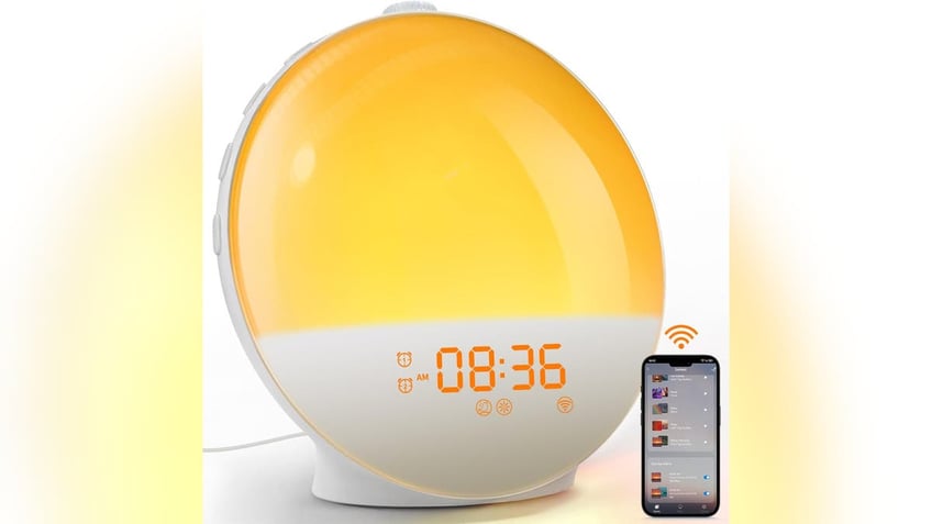 Use a sunrise alarm clock for an easier way to wake up.