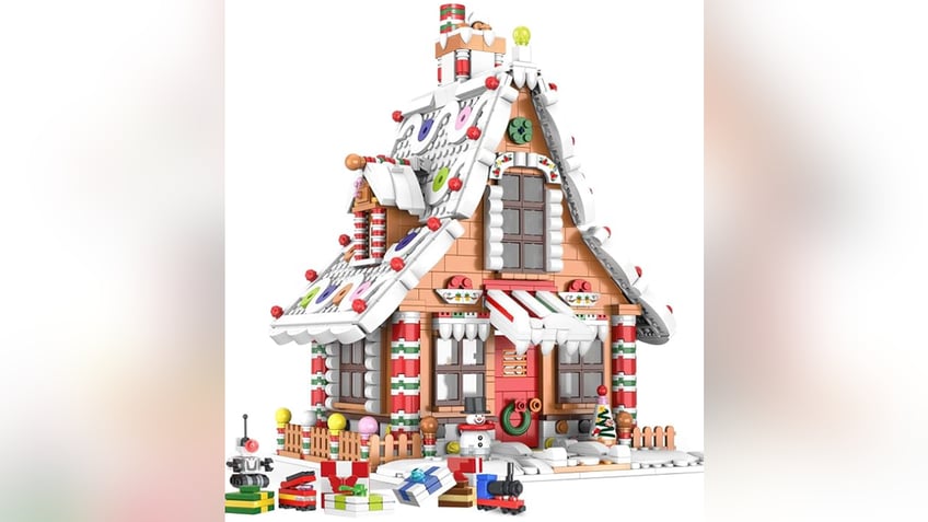 Create a gingerbread house without the sticky mess. 