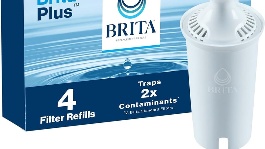 These Brita filters come in a four-pack.