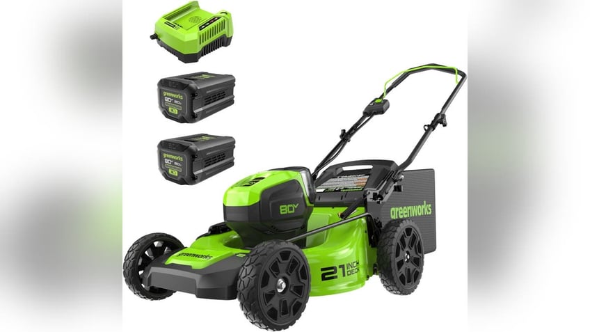 This a powerhouse electric mower.