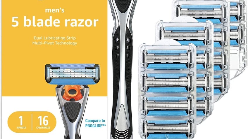 This razor comes with 16 refill cartridges.