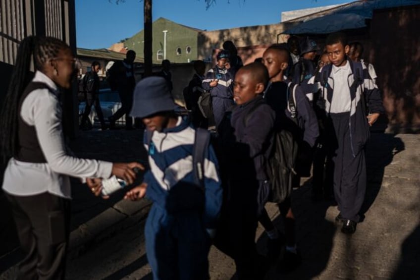 At this elite primary school in one of the most destitute areas of Johannesburg, classes a