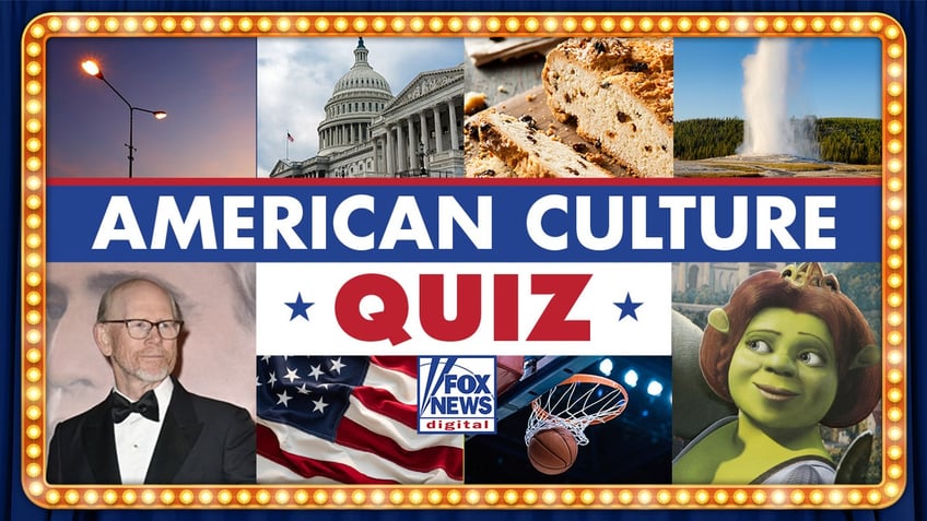 American Culture Quiz Collage