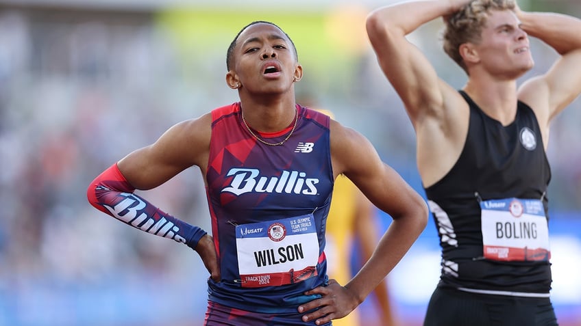 Quincy Wilson at Olympic trials