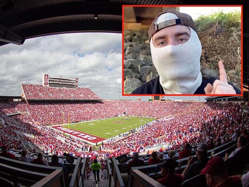 Oklahoma Sooners Memorial Gaylord Family Stadium during the NCAA Big 12 conference game be