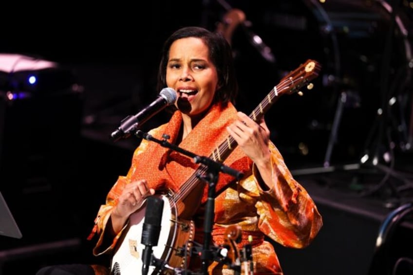 Rhiannon Giddens is the artistic director of the ensemble Silkroad, whose project "America