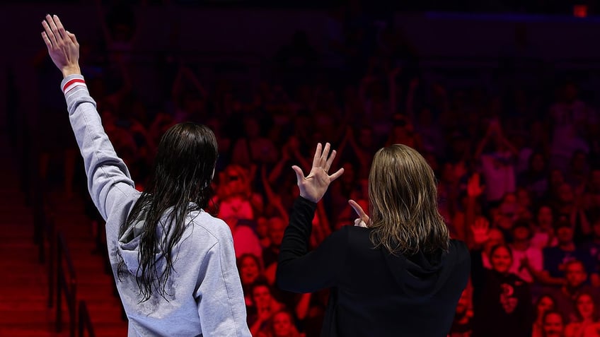 Kate Douglass and Lilly King