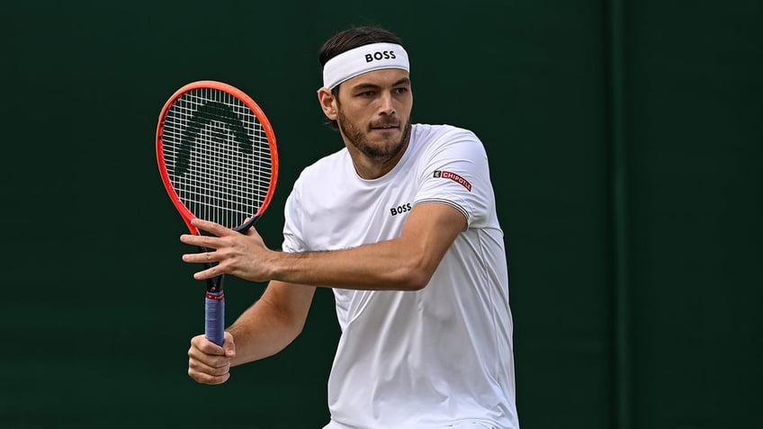 Taylor Fritz in action