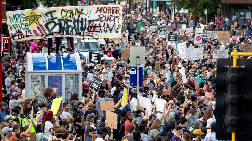 George Floyd protestors