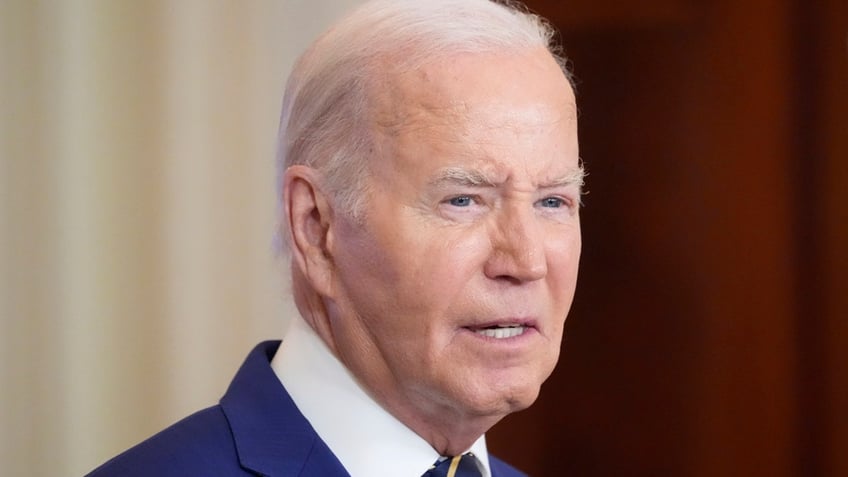 President Joe Biden speaks about an executive order in the East Room at the White House in Washington, Tuesday, June 4, 2024.