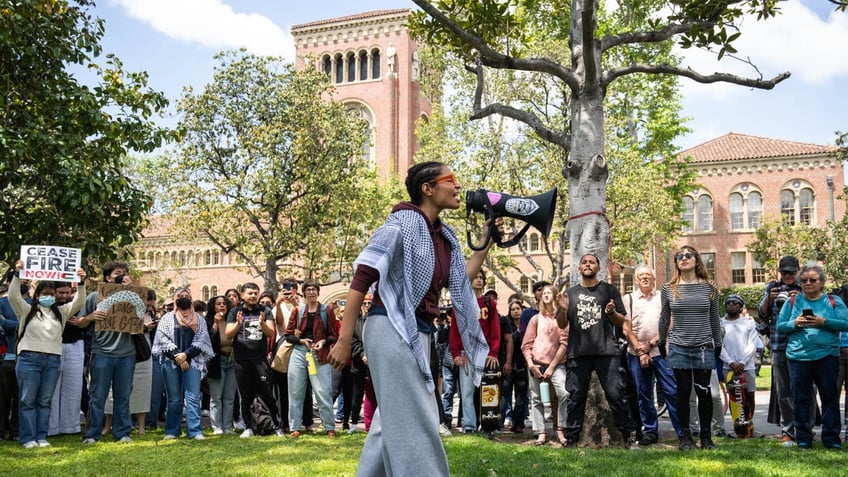 USC anti-Israel protest