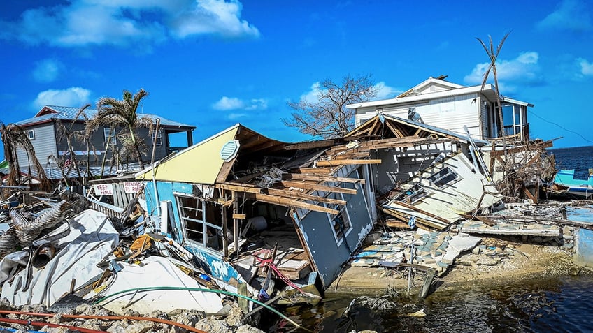 Destroyed property after Hurricane Ian