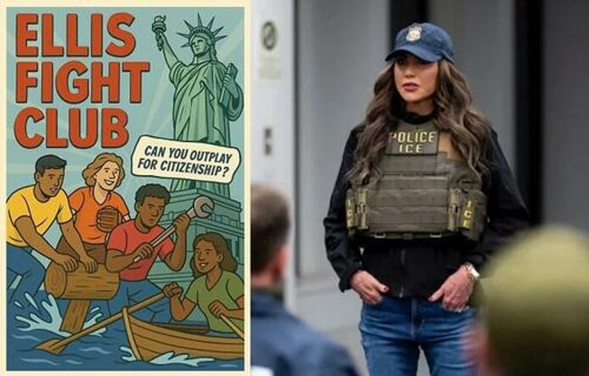 americas next top migrant white house denies noem backing dhs citizenship game show