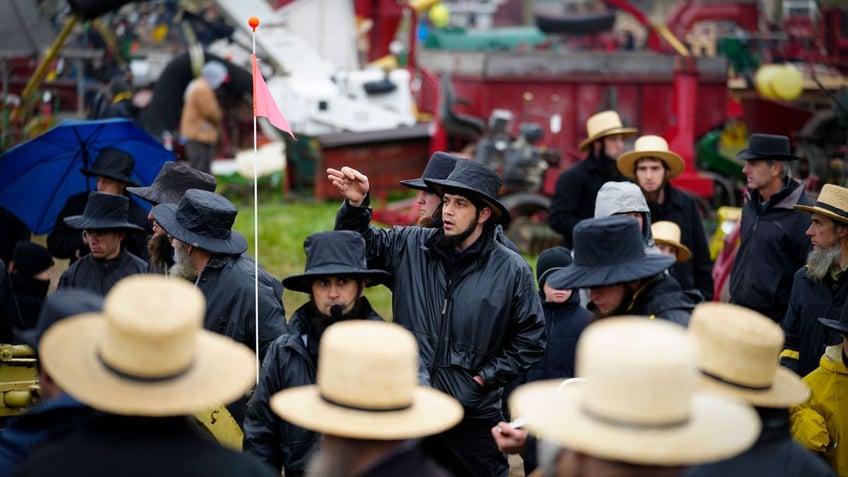 The 56th annual mud sale to benefit the local fire department in Gordonville, Pennsylvania