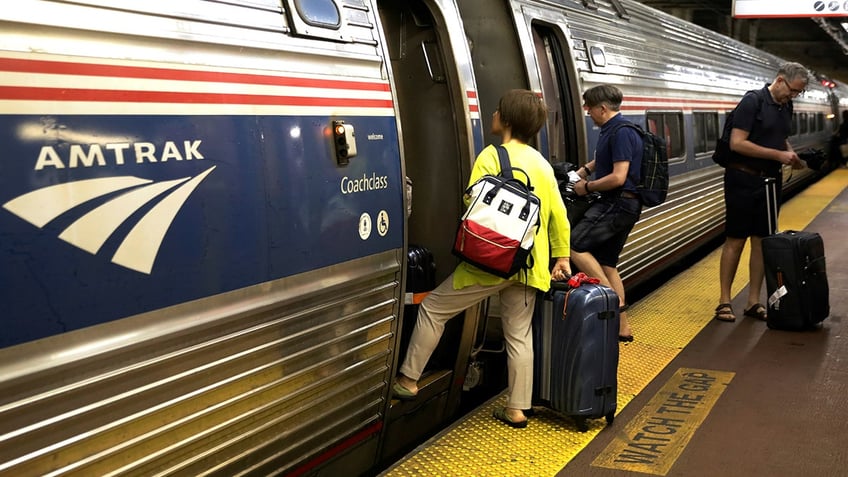 Amtrak passengers