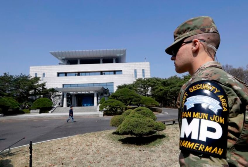 an american soldier is detained by north korea after crossing its heavily armed border