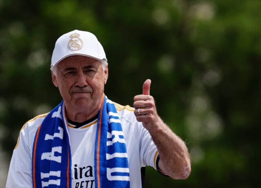 Real Madrid coach Carlo Ancelotti has steered the team to a verge of another league and Ch