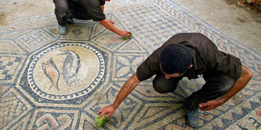 ancient christian mosaic near israels prophesied site of armageddon may be uprooted loaned to the us