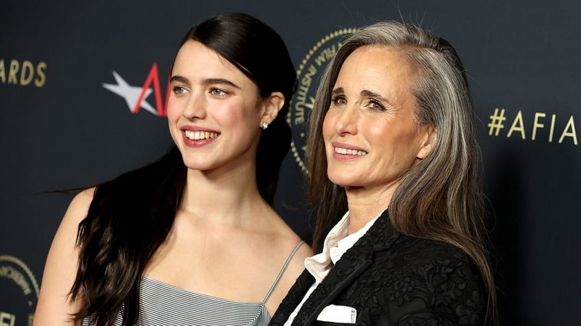 andie macdowell and margaret qualley