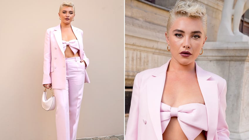 andie macdowell florence pugh and emily ratajkowski embrace risque intimates as outerwear trend photos