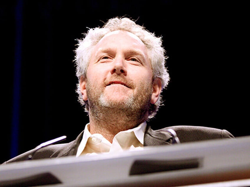 Conservative blogger Andrew Breitbart speaking at CPAC 2011 in Washington, D.C.