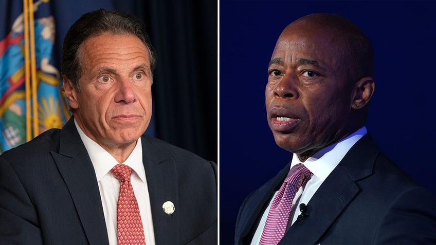 Andrew Cuomo and Eric Adams