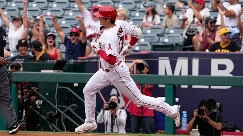 angels beat pirates as shohei ohtani homers in last home game before trade deadline