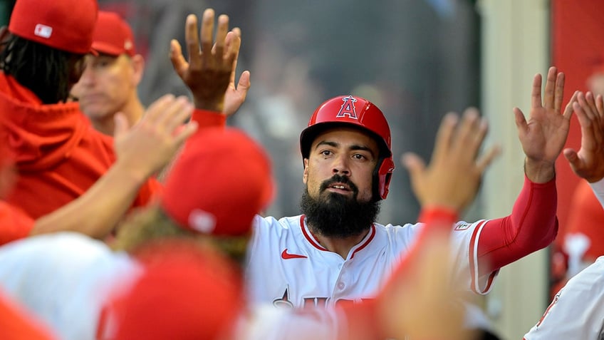 Anthony Rendon shakes hands