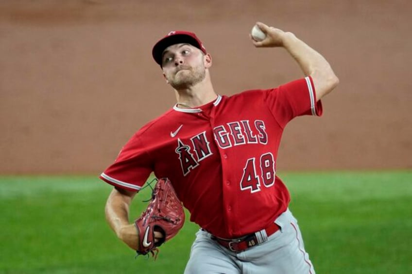 angels left hander reid detmers loses no hit bid in 8th inning at texas