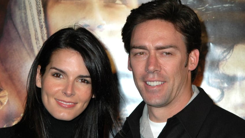 Angie Harmon and Jason Sehorn