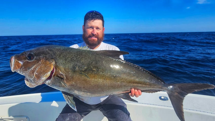 angler sets first ever fishing record for species caught in north carolina hooked a beast