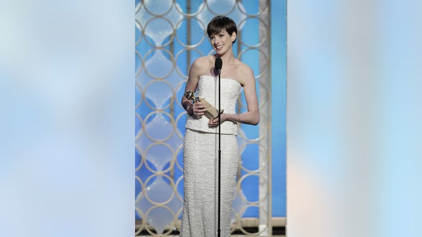 anne hathway acceptance speech at golden globes