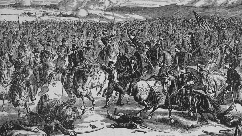 Battle of Brandy Station illustration